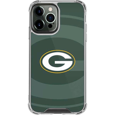 NFL Green Bay Packers Double Vision iPhone 14 Pro Max Clear Case