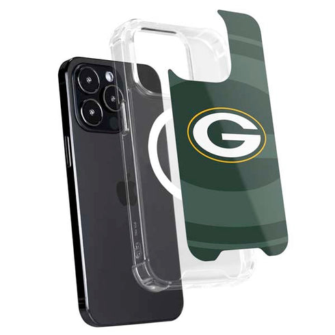NFL Green Bay Packers Double Vision iPhone 15 Pro Max MagSafe Case