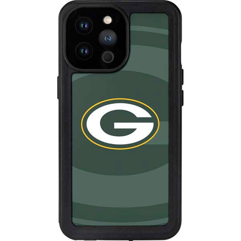 NFL Green Bay Packers Double Vision iPhone 14 Pro Max Waterproof Case