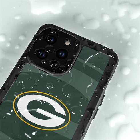 NFL Green Bay Packers Double Vision iPhone 14 Pro Max Waterproof Case