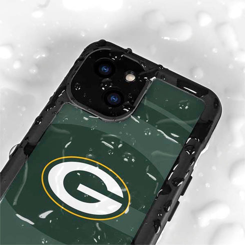 NFL Green Bay Packers Double Vision iPhone 15 Plus Waterproof Case