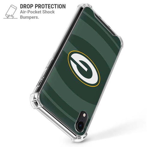 NFL Green Bay Packers Double Vision iPhone XR Clear Case