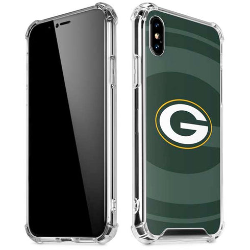 NFL Green Bay Packers Double Vision iPhone XS Max Clear Case