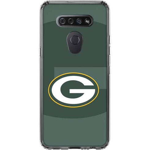 NFL Green Bay Packers Double Vision LG K51/Q51 Clear Case