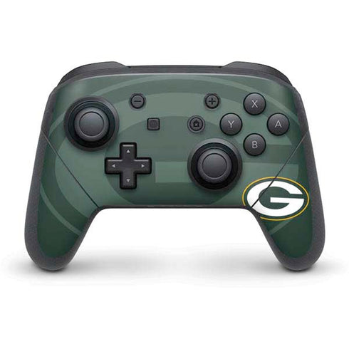 NFL Green Bay Packers Double Vision Nintendo Switch Pro Controller Skin