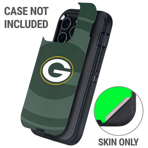 NFL Green Bay Packers Double Vision Otterbox Defender iPhone Skin