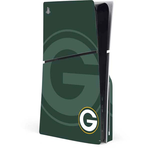 NFL Green Bay Packers Double Vision PS5 Slim Disk Console Skin