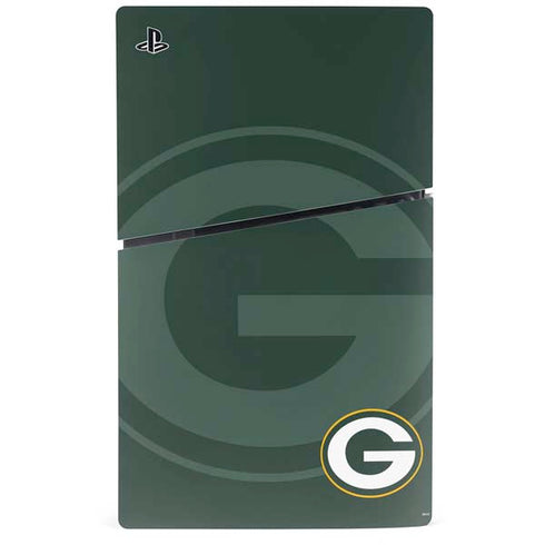 NFL Green Bay Packers Double Vision PS5 Slim Disk Console Skin