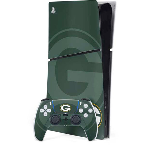 NFL Green Bay Packers Double Vision PS5 Slim Digital Edition Console Skin