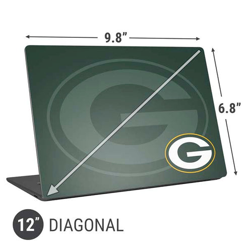 NFL Green Bay Packers Double Vision Universal Laptop 12in (9.8 x 6.8in) Skin