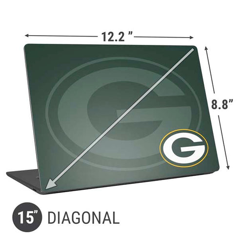 NFL Green Bay Packers Double Vision Universal Laptop 15in (12.2 x 8.8in) Skin