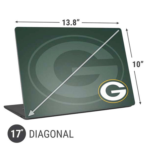 NFL Green Bay Packers Double Vision Universal Laptop 17in (13.8 x 10in) Skin