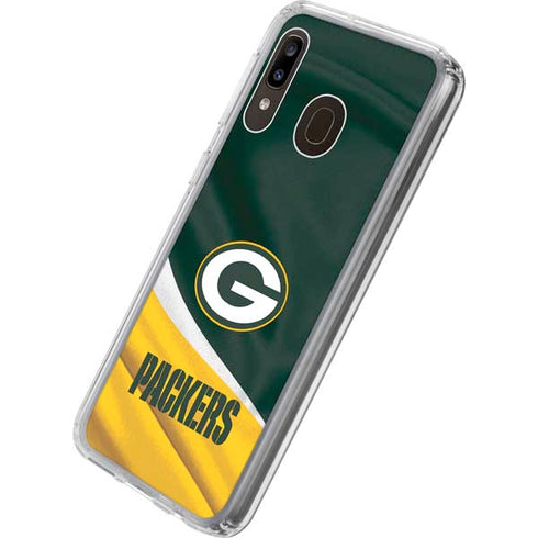 NFL Green Bay Packers Galaxy A20 Clear Case
