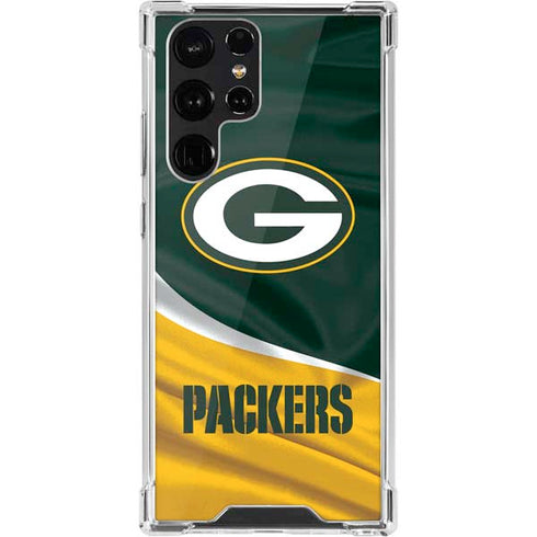 NFL Green Bay Packers Galaxy S22 Ultra Clear Case