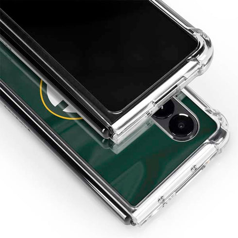 NFL Green Bay Packers Galaxy Z Fold4 5G Clear Case