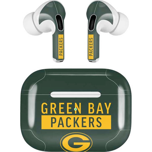NFL Green Bay Packers Green Performance Series AirPods Pro 2nd Gen Skin