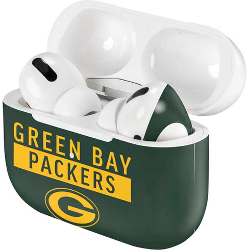 NFL Green Bay Packers Green Performance Series Apple AirPods Pro Skin