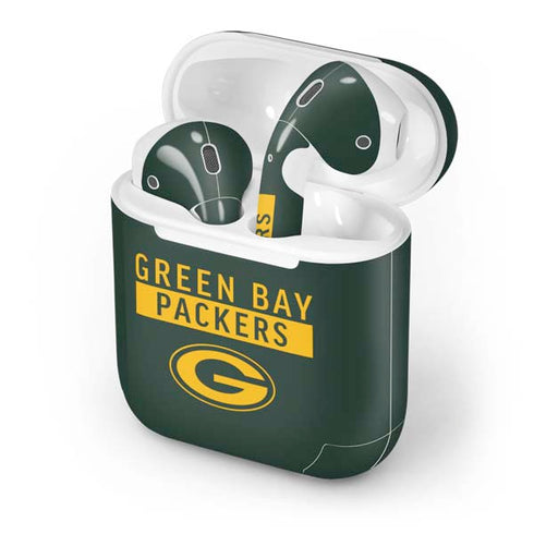 NFL Green Bay Packers Green Performance Series Apple AirPods Skin