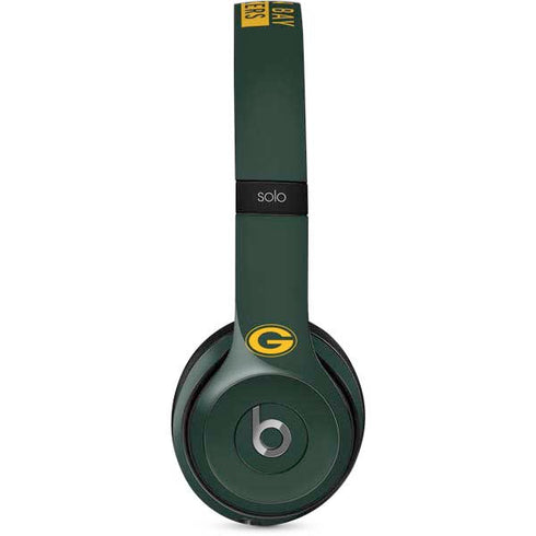 NFL Green Bay Packers Green Performance Series Beats Solo 2 Wired Skin