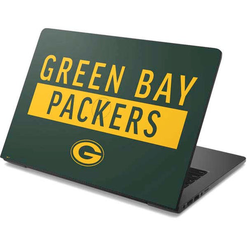 NFL Green Bay Packers Green Performance Series Dell Chromebook Skin