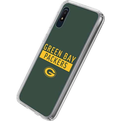 NFL Green Bay Packers Green Performance Series Galaxy A10e Clear Case