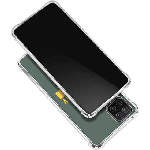NFL Green Bay Packers Green Performance Series Galaxy A12 Clear Case