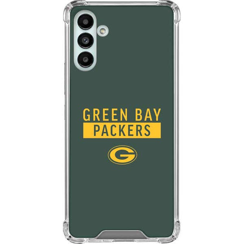 NFL Green Bay Packers Green Performance Series Galaxy A13 5G Clear Case