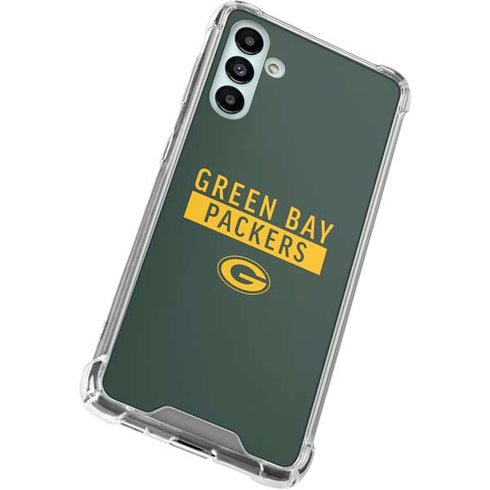 NFL Green Bay Packers Green Performance Series Galaxy A13 5G Clear Case