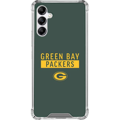 NFL Green Bay Packers Green Performance Series Galaxy A14 5G Clear Case