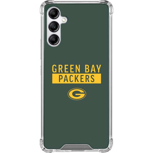 NFL Green Bay Packers Green Performance Series Galaxy A15 5G Clear Case