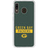 NFL Green Bay Packers Green Performance Series Galaxy A20 Clear Case