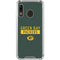 NFL Green Bay Packers Green Performance Series Galaxy A30 Clear Case