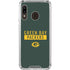 NFL Green Bay Packers Green Performance Series Galaxy A30 Clear Case