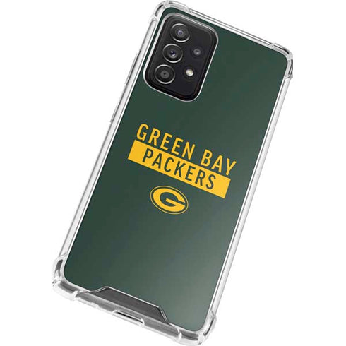 NFL Green Bay Packers Green Performance Series Galaxy A52 5G Clear Case