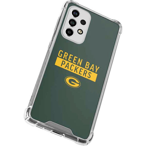 NFL Green Bay Packers Green Performance Series Galaxy A53 5G Clear Case