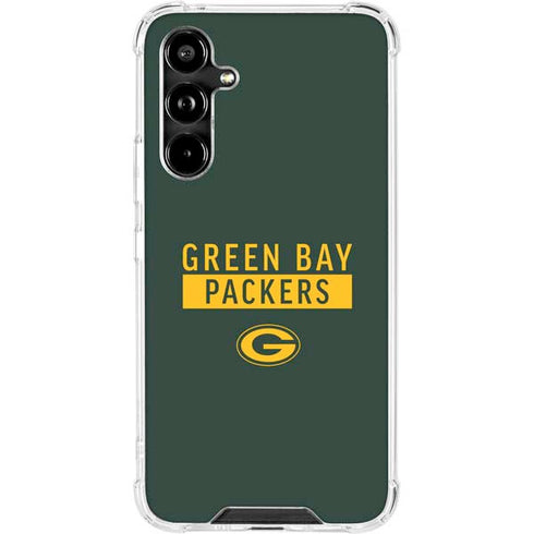 NFL Green Bay Packers Green Performance Series Galaxy A54 5G Clear Case