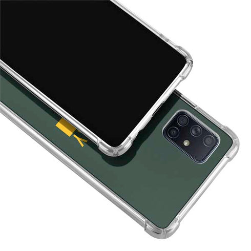 NFL Green Bay Packers Green Performance Series Galaxy A71 5G Clear Case