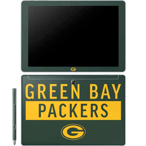 NFL Green Bay Packers Green Performance Series Galaxy Book 12in Skin