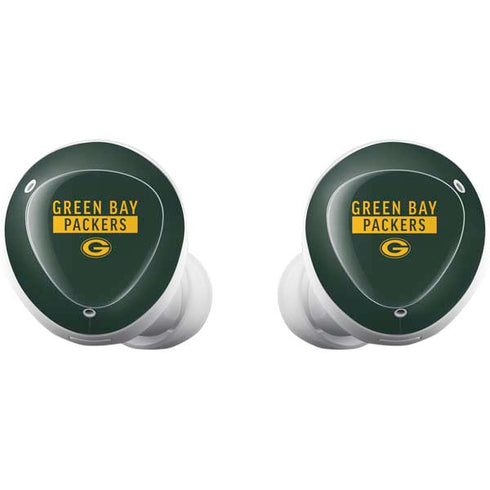 NFL Green Bay Packers Green Performance Series Galaxy Buds Plus Skin