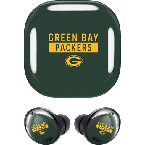 NFL Green Bay Packers Green Performance Series Galaxy Buds Pro Skin