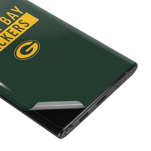 NFL Green Bay Packers Green Performance Series Galaxy Note 10 Skin