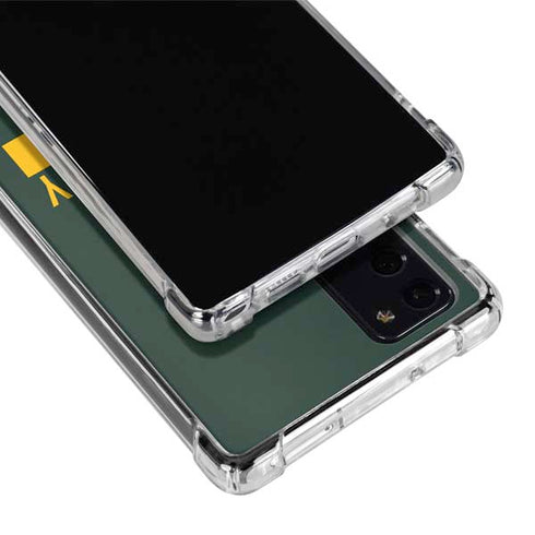 NFL Green Bay Packers Green Performance Series Galaxy Note20 5G Clear Case