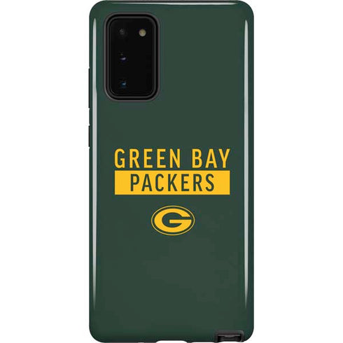 NFL Green Bay Packers Green Performance Series Galaxy Note20 5G Pro Case