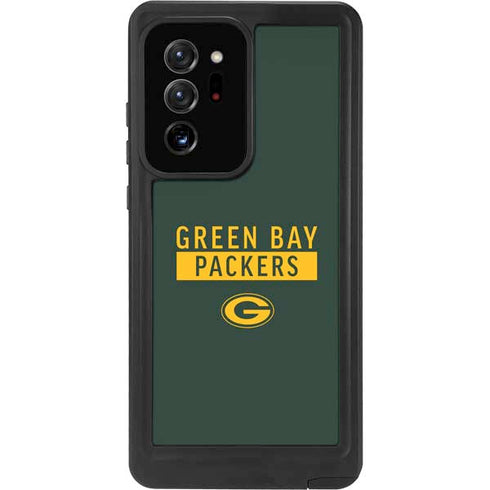 NFL Green Bay Packers Green Performance Series Galaxy Note20 Ultra 5G Waterproof Case
