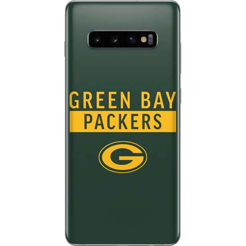 NFL Green Bay Packers Green Performance Series Galaxy S10 Plus Skin