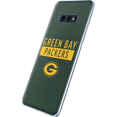 NFL Green Bay Packers Green Performance Series Galaxy S10e Skin
