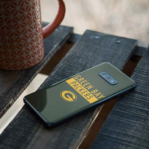 NFL Green Bay Packers Green Performance Series Galaxy S10e Skin