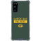 NFL Green Bay Packers Green Performance Series Galaxy S20 FE Clear Case