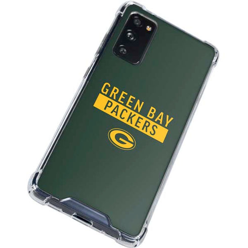 NFL Green Bay Packers Green Performance Series Galaxy S20 FE Clear Case