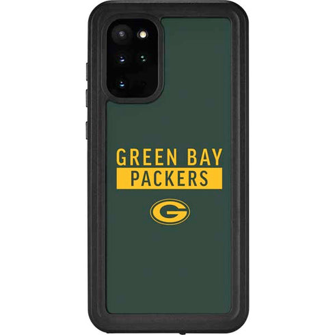 NFL Green Bay Packers Green Performance Series Galaxy S20 Plus Waterproof Case